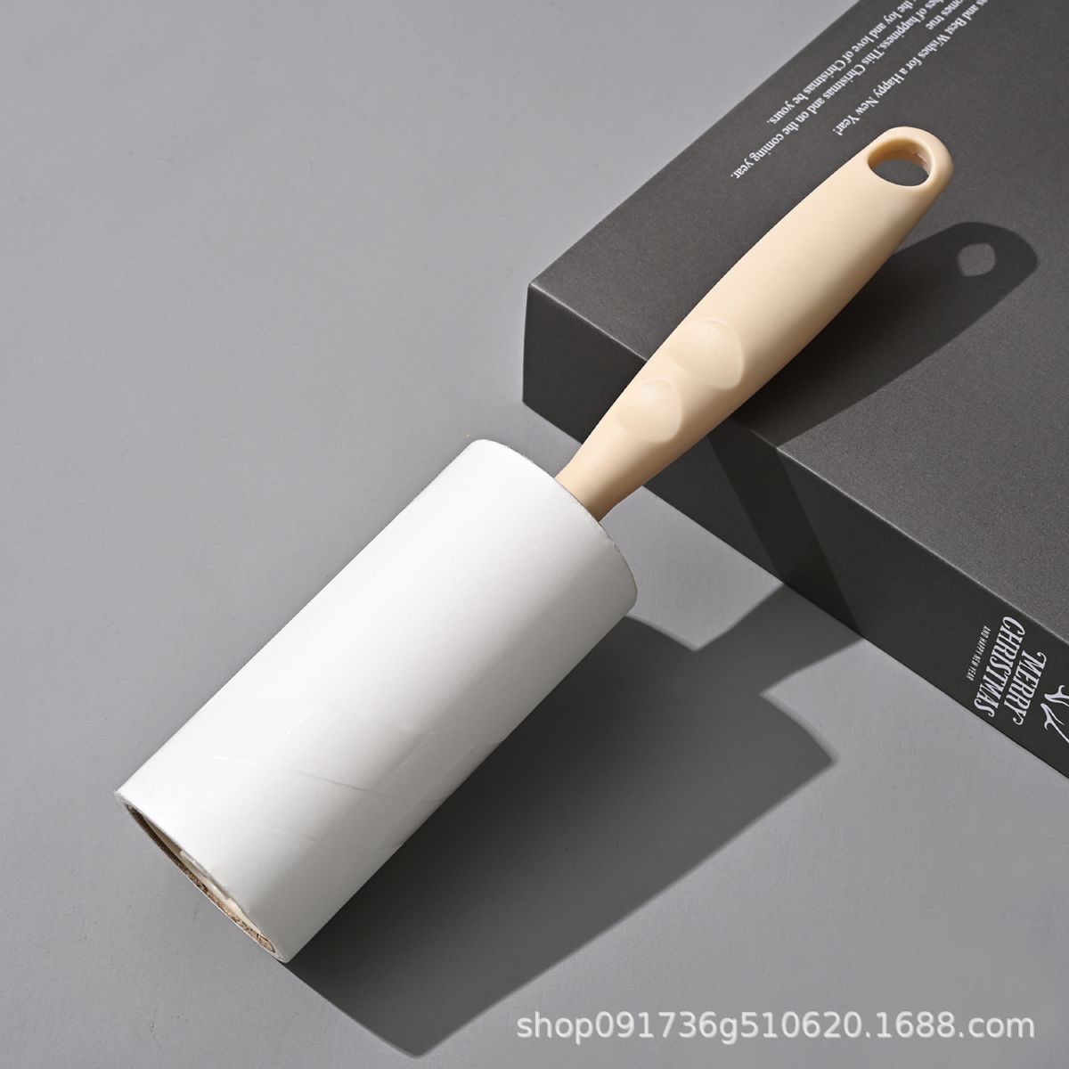 Portable tear-off lint roller