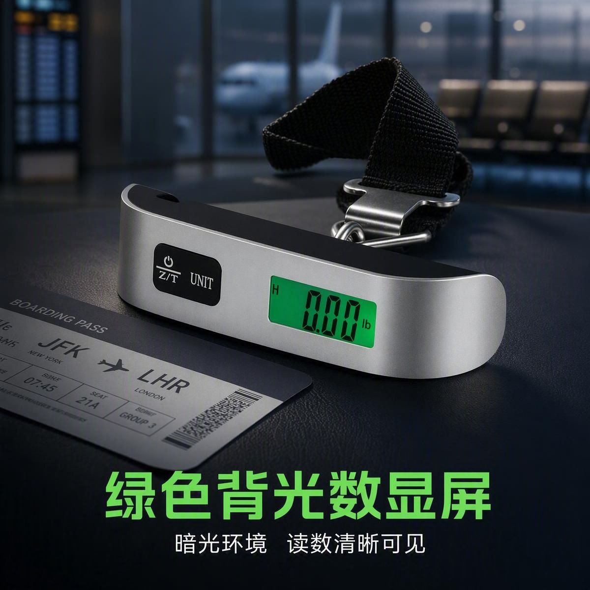 Electronic Luggage Scale 50kg Portable Hanging