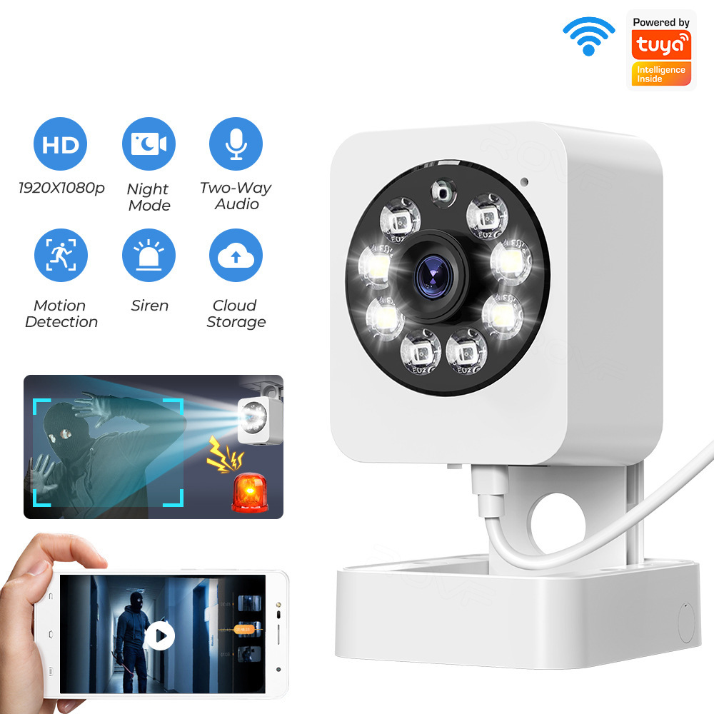 DIDSeth 1080p Smart WiFi Camera with Voice Intercom and Night Vision