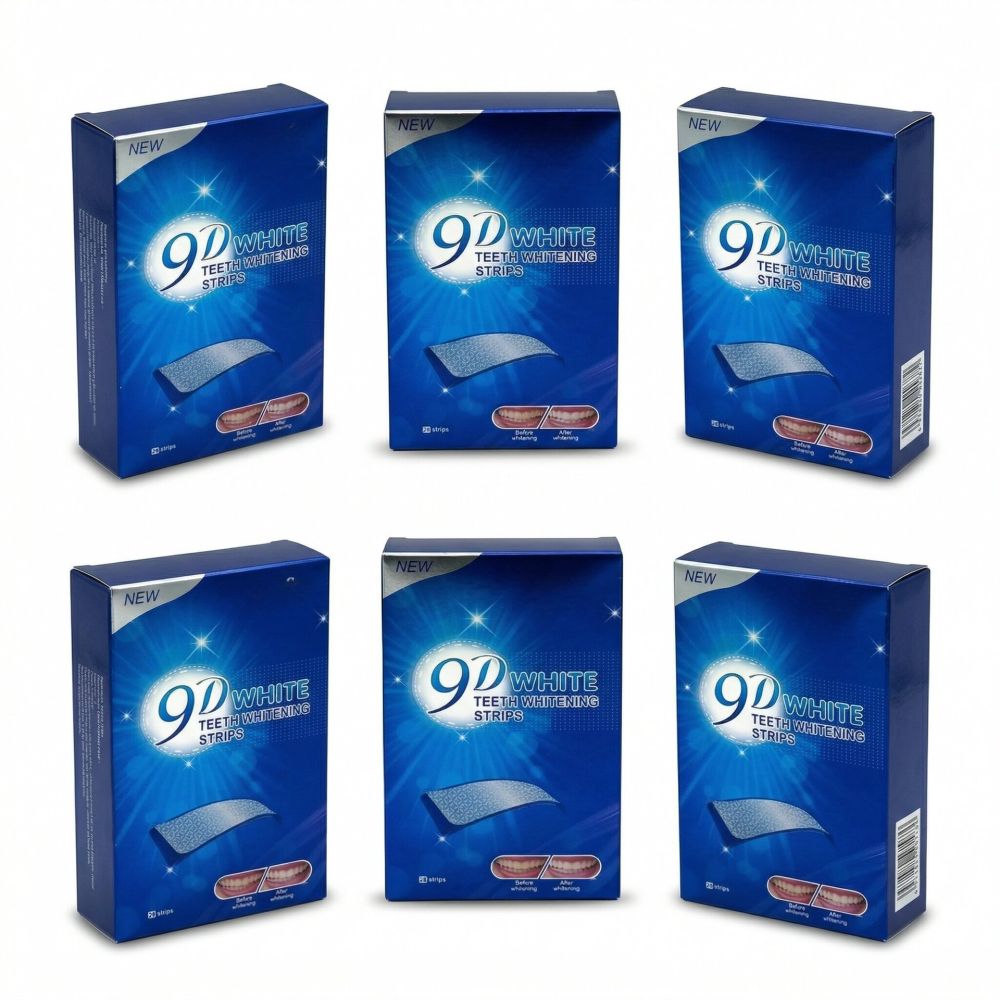 9D Teeth Whitening Strips, 7 pairs 14 strips