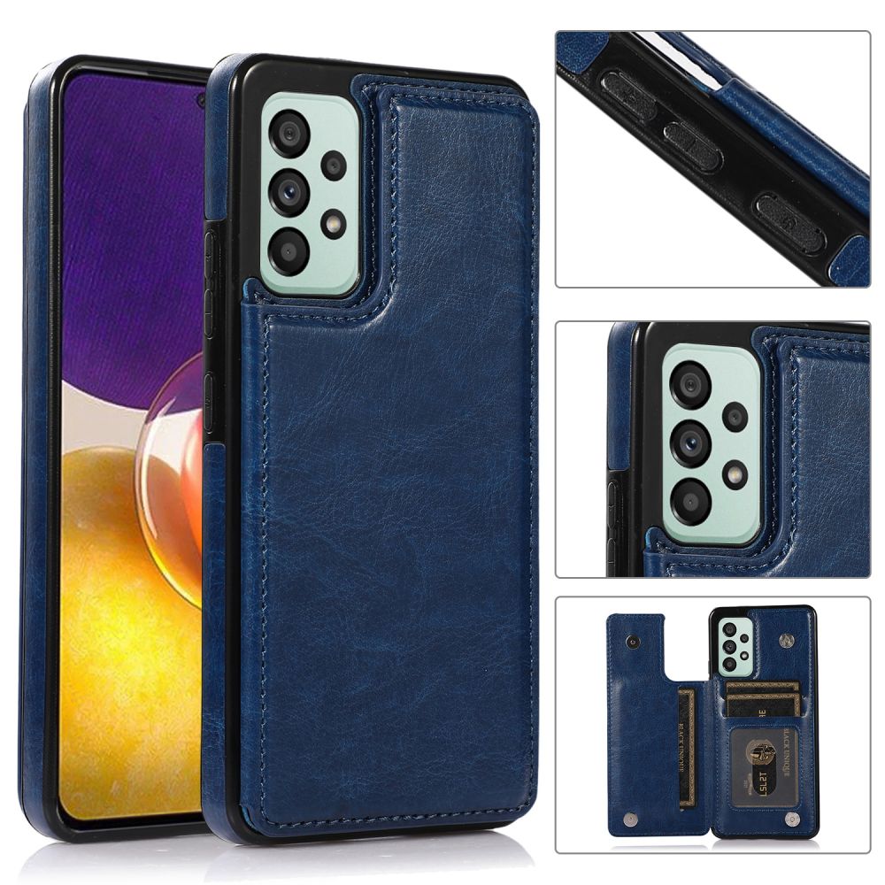 PIXEL9A için uygun çılgın at desenli deri çanta A73 cep telefonu kılıfı A serisi için uygun A55 yaratıcı deri koruyucu kılıf stokta