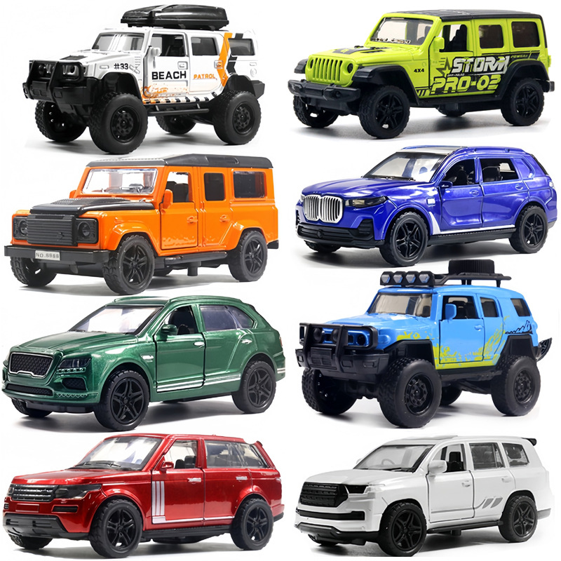 Large Alloy Off-Road Car Model, Simulation Children's Toy Car