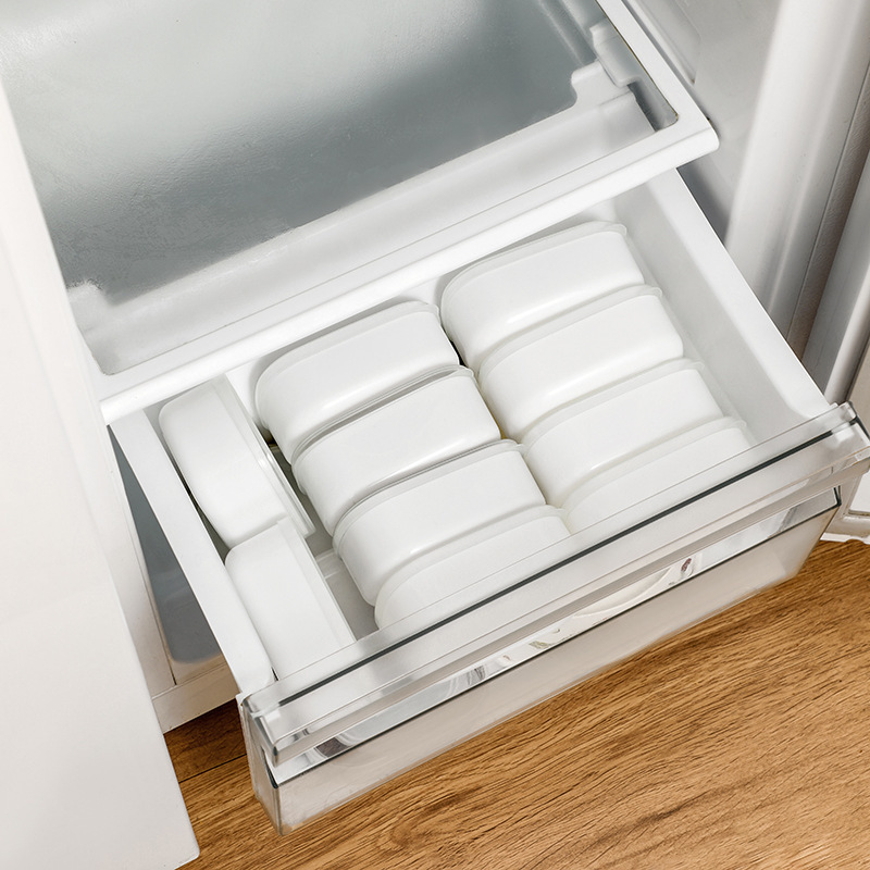 Heizbare und praktische kleine Lunchbox, Verpackungsbox für Vollkornreis und Multikornreis in Braun, gefrorene Gemüse-Lunchbox, Obst-Lunchbox - 3