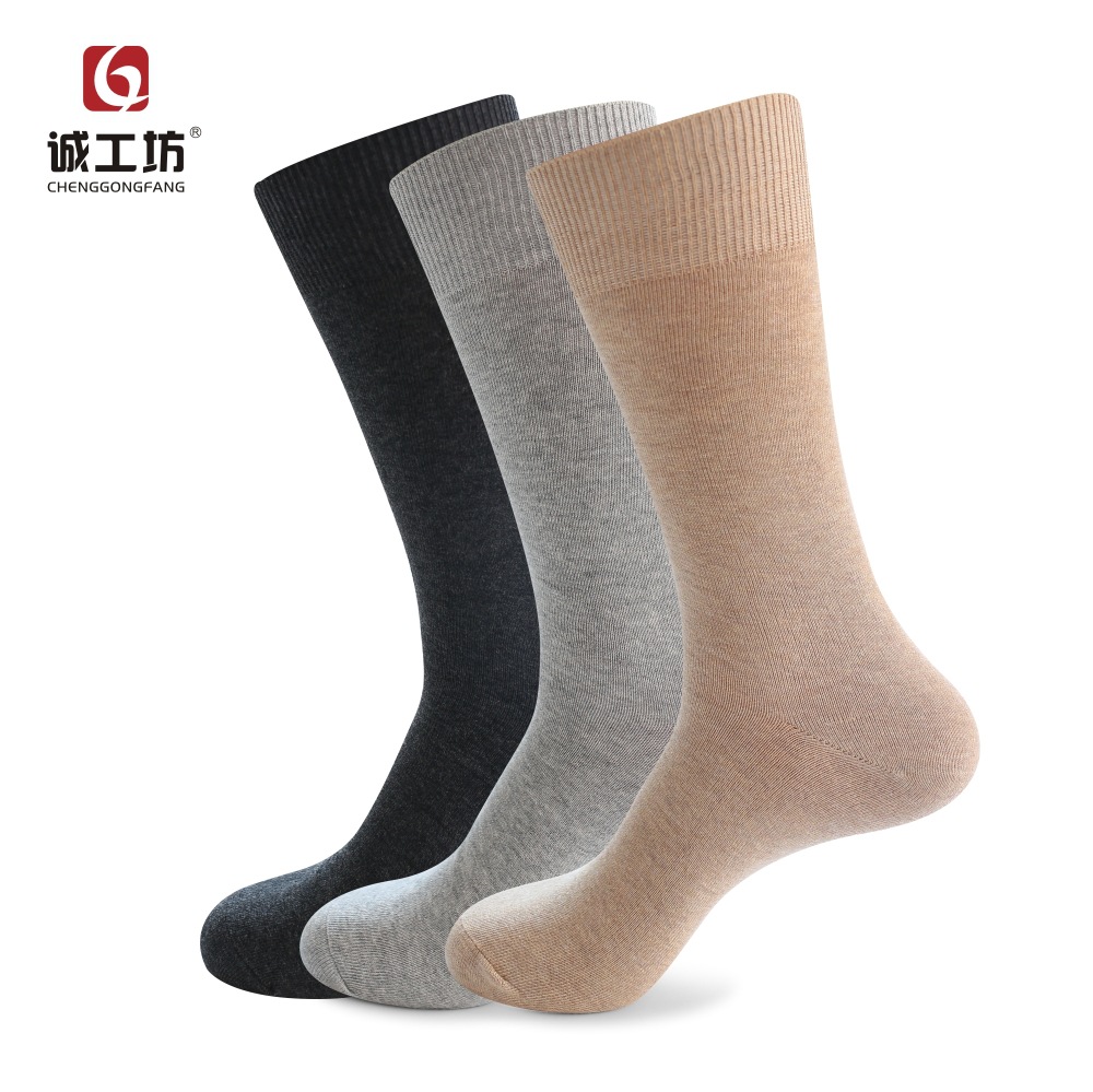 Herren-Deodorant-Socken, Herbst-Winter, kardiertes Baumwollgarn