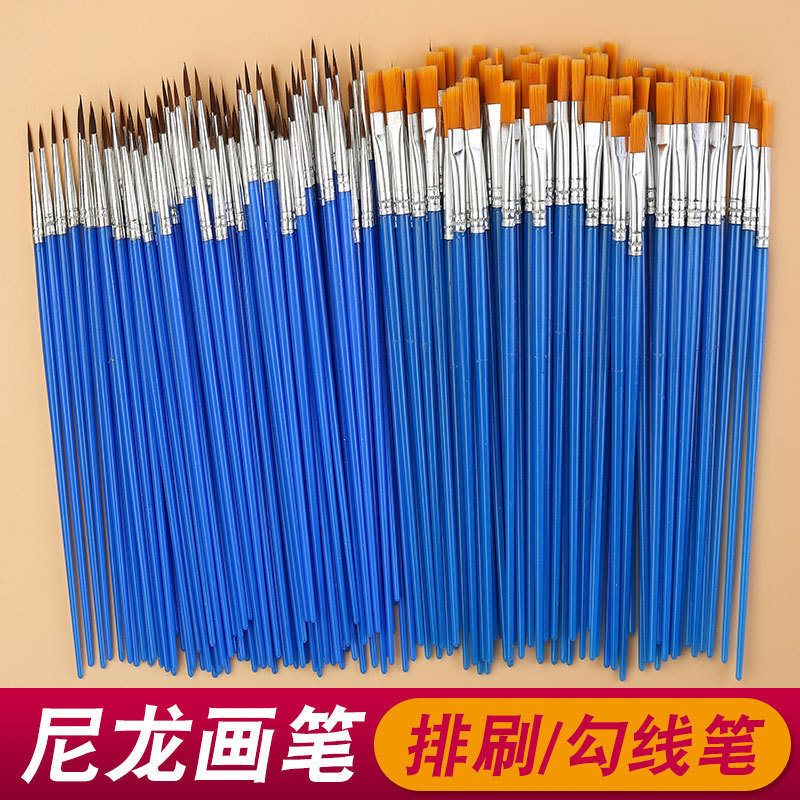 Naylon Kıllı Yağlı Boya ve Suluboya Fırça Seti