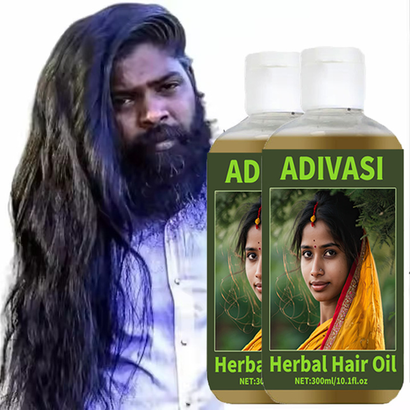 Трансграничная внешняя торговля Adivasi Herbal Hair Oil растительное масло для волос на травах, эфирное масло для ухода за волосами и кожей головы, жидкость