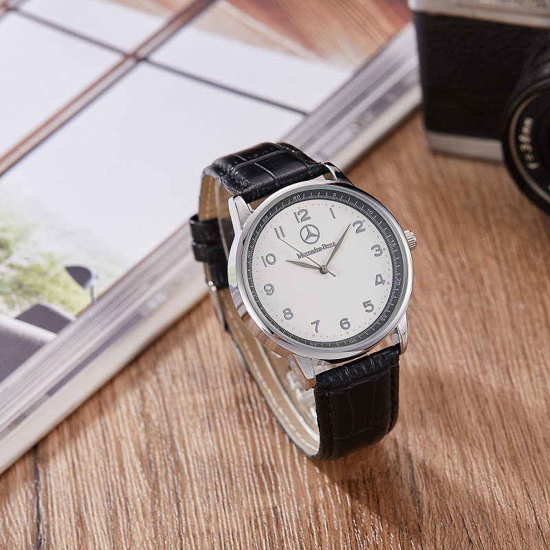 AliExpress ihracat yeni araba kemer saati erkek Kore moda iş rahat kuvars saat
