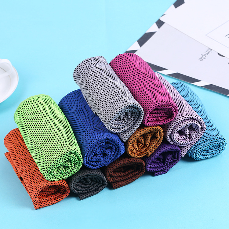 Soğutma havlusu, dış mekan soğutma spor havlusu, ulaşım emek teri silen çabuk kuruyan polyester soğuk havlu toptan