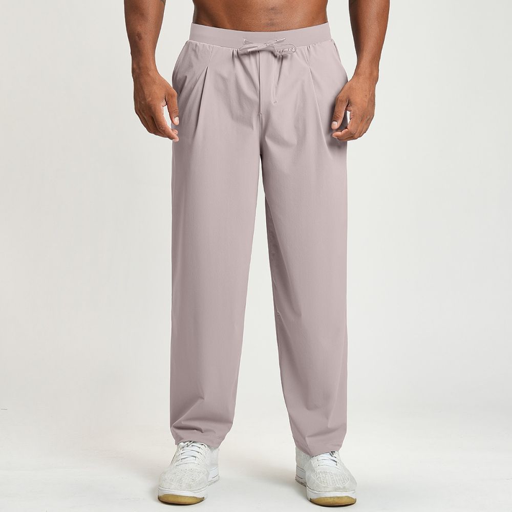 Cross-border men's sports casual skin-friendly quick-dry breathable outdoor spring summer home commuter outdoor hiking long pants 9530
