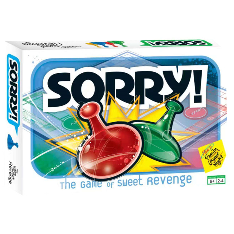 SORRY The Game Of Sweet Revenge English Card Game