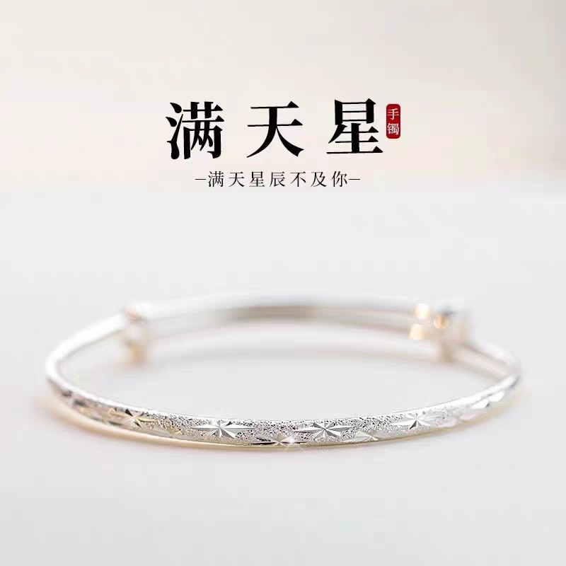 Silberbeschichtetes Baby's Breath Armband für Damen