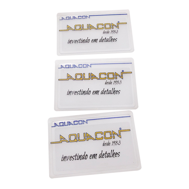 PVC-Fresnel-Lupe mit Clip, Werbeartikel