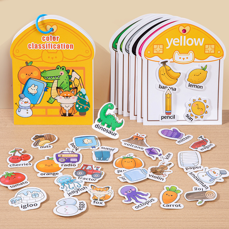 Montessori Quiet Book Magnetic Sticker Book Number Recognition Ages 3-6
