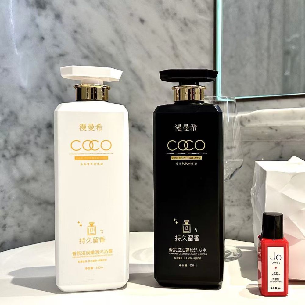 大瓶装COCO香水型沐浴露持久留香超香洗发水家庭酒店专用正品批发