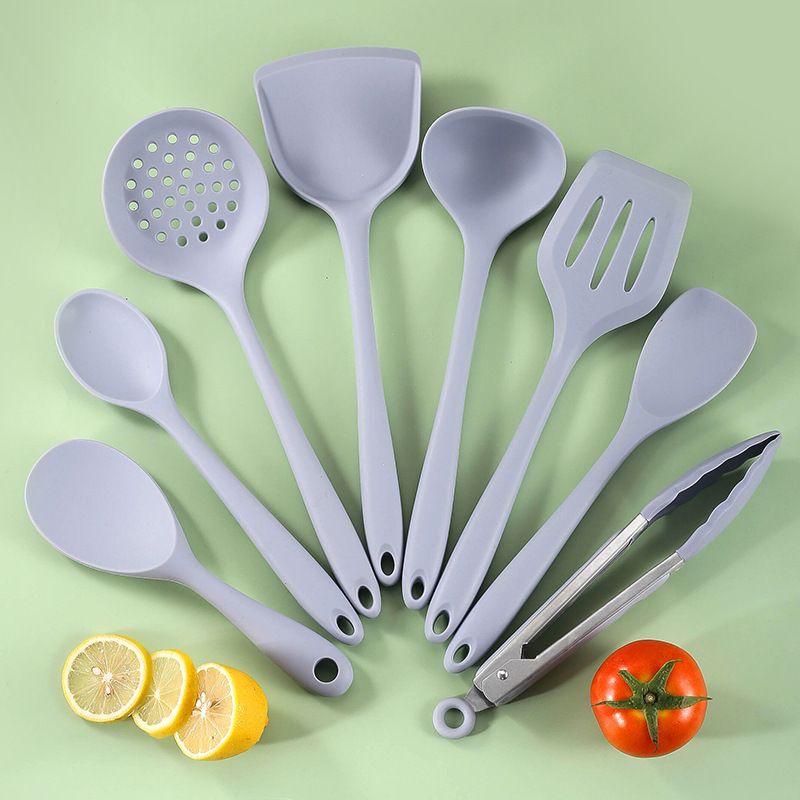 Silicone Spatula Spoon Set Non-stick Cookware Utensils Soup Spoon Cooking Shovel Kitchen Tools Home Kitchenware Accessories - 1
