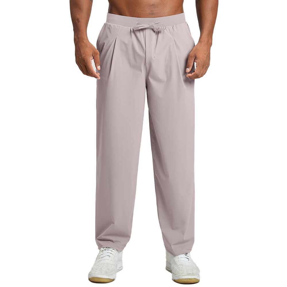 Cross-border men's sports casual skin-friendly quick-dry breathable outdoor spring summer home commuter outdoor hiking long pants 9530