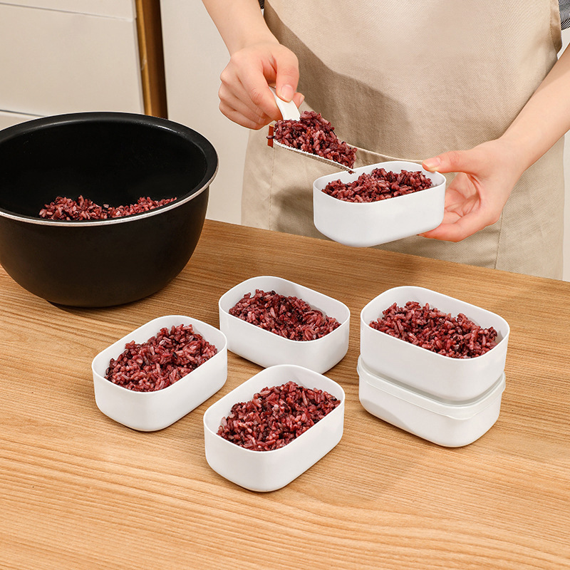 Heizbare und praktische kleine Lunchbox, Verpackungsbox für Vollkornreis und Multikornreis in Braun, gefrorene Gemüse-Lunchbox, Obst-Lunchbox - 1