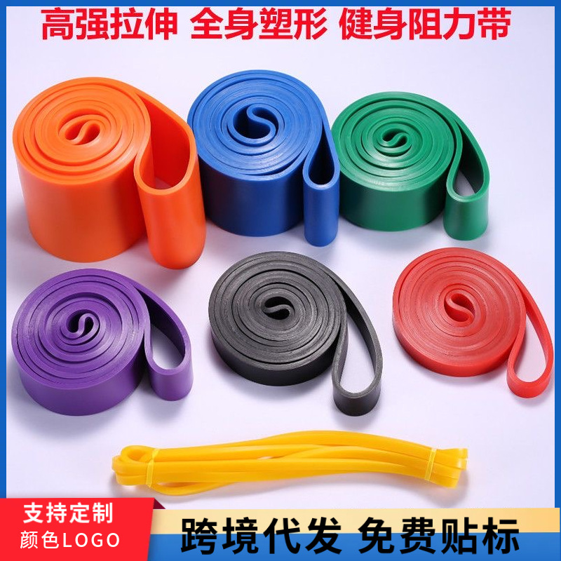 TPE Resistance Band with Pull Rope for Yoga, Fitness and Home Pull-Up Training - 1