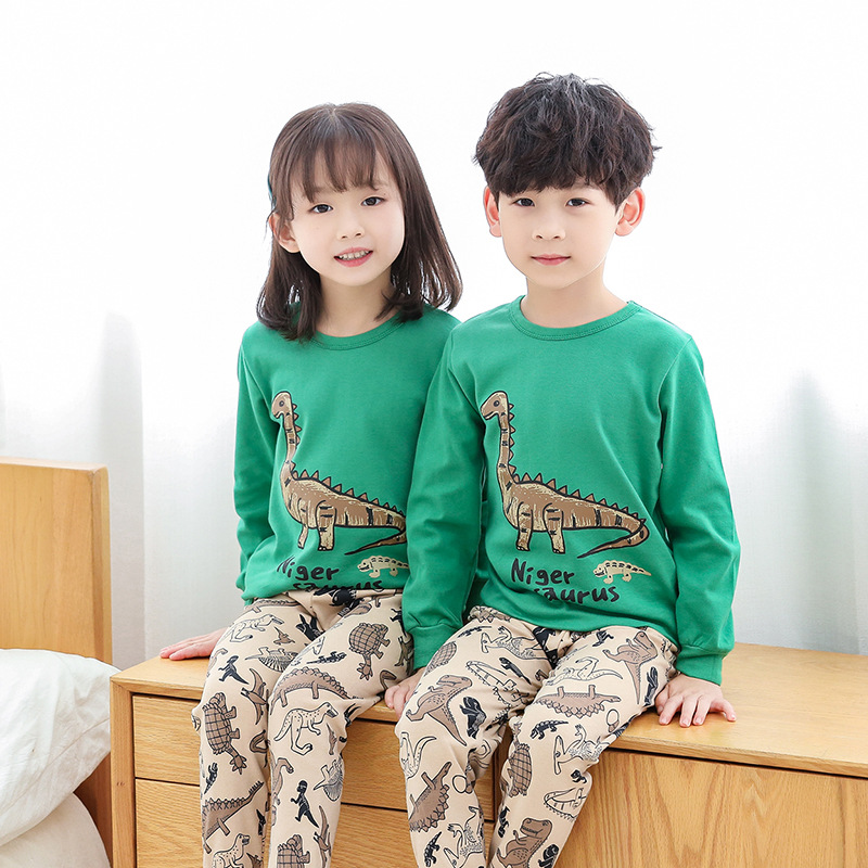 Kinder-Pyjama-Set aus Reiner Baumwolle für Herbst und Winter