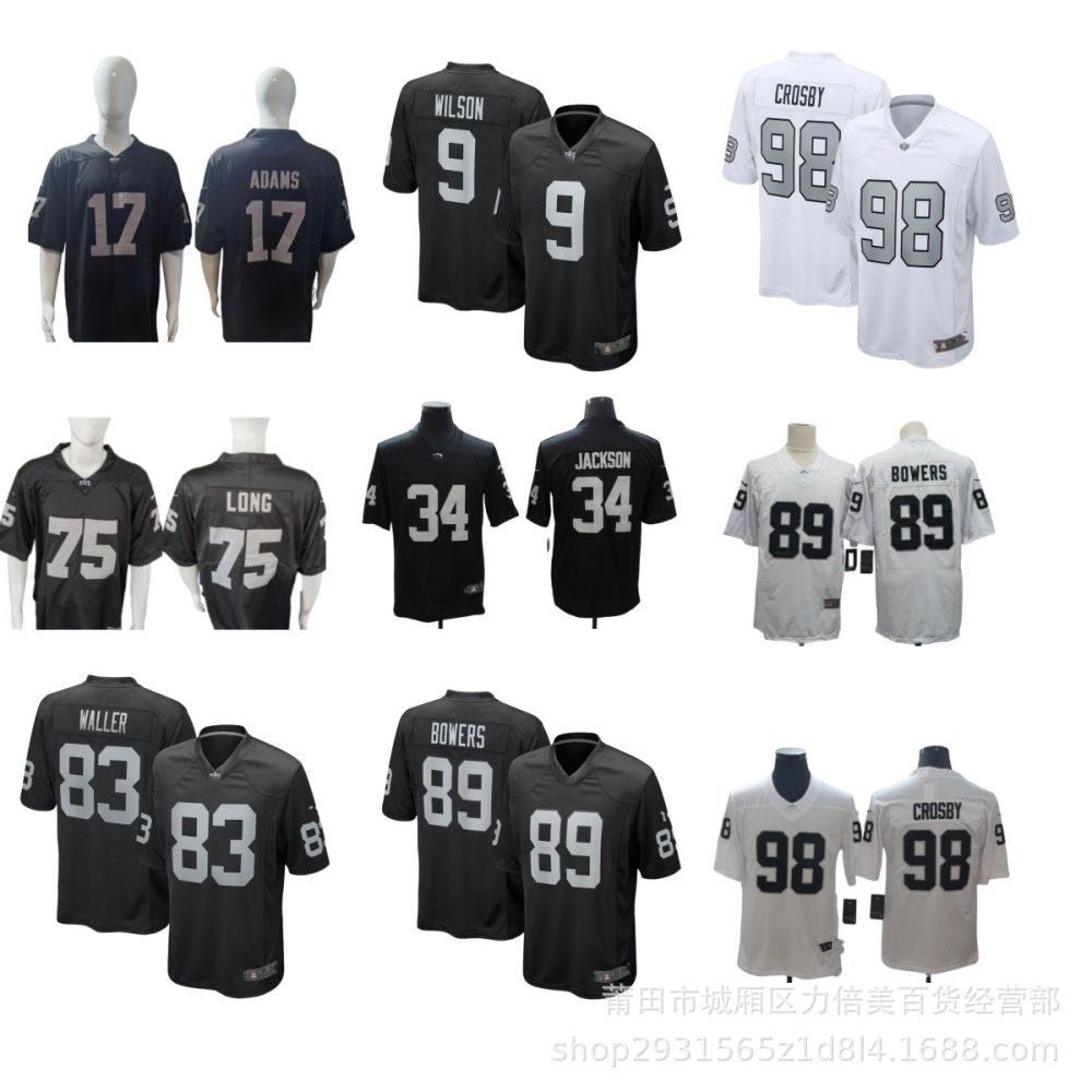 Raiders Legend Retro Nakışlı Rugby Forması, İkinci Nesil, Fan Elite Edition