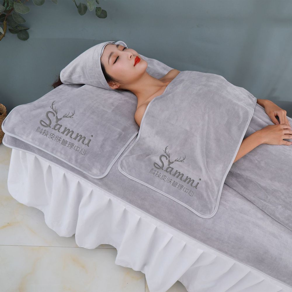 Beauty-Salon-Handtuchtuch-Set, SPA-Kopfwickel, saugfähig - 1