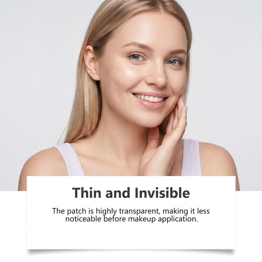Thin Invisible Pimple Patch, Skin-Friendly Facial Care Patch