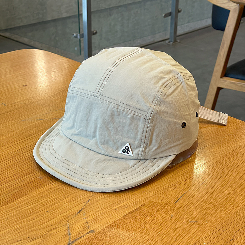 Hochwertiger japanischer Baseballmütze mit kurzem Schirm, Straßen-Soft-Schirm Fünf-Panel Sonnenschutzmütze, Student Outdoor Enten-Zunge Mütze Unisex - 8