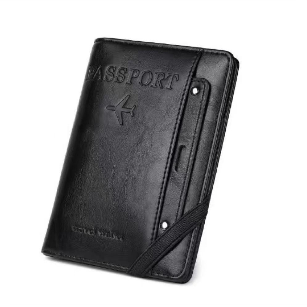 Hırsızlığa Karşı RFID Pasaport Kılıfı Çok Fonksiyonlu Kart Cüzdanı Kimlik Belgesi Biniş Kartı Saklama Çantası Uçak Bileti Kılıfı Seyahat Pasaport Cüzdanı