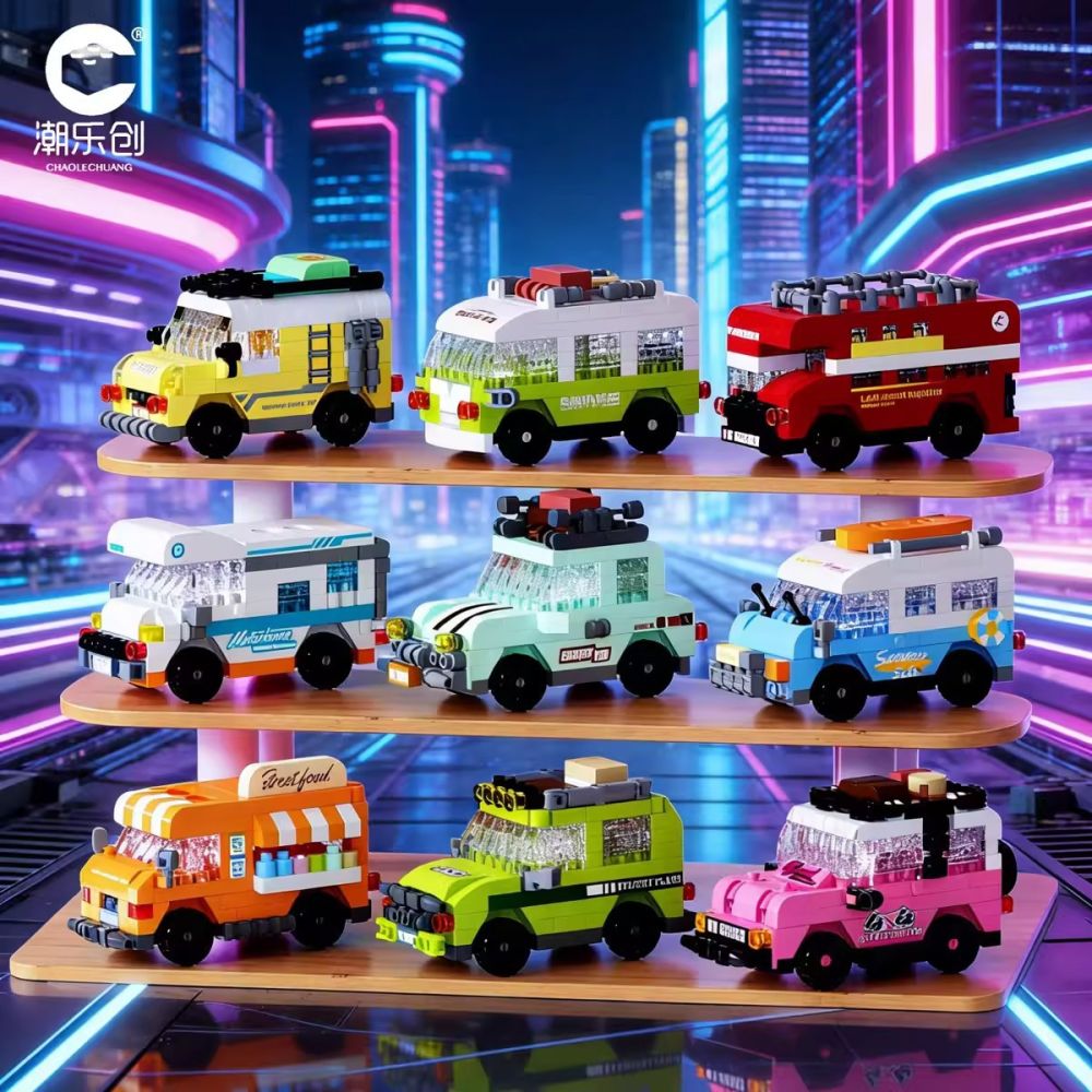 Lego Uyumlu Araba Otobüs Cip Yüksek Yapı Taşı Model Biblo Çocuk Eğitici Oyuncak Hediye Toptan Toptan Satış Dropshipping