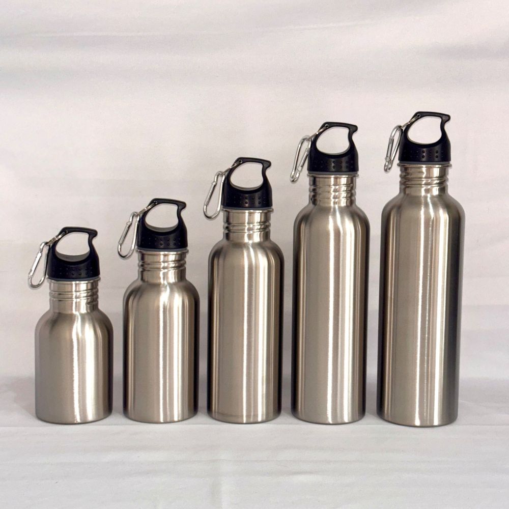 304 stainless steel water cup sports water bottle outdoor portable large capacity water bottle stainless steel single-layer American wide-mouth bottle - 12