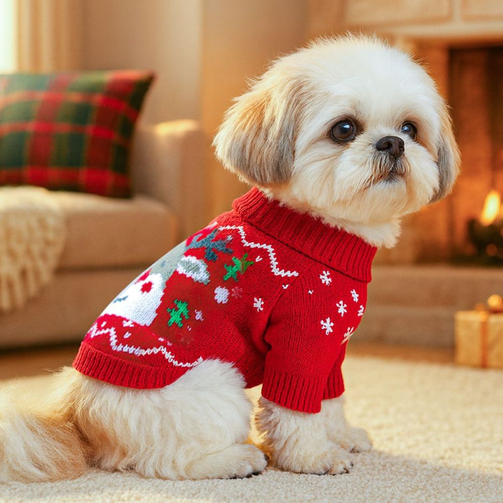 PETCIRCLE Christmas pet clothes 2025 autumn and winter clothes cat and dog clothes cat Halloween sweater collection