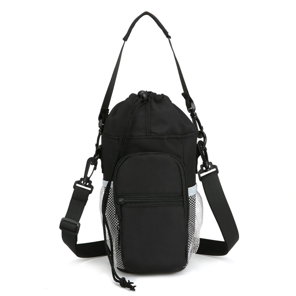 Cross-body or Hand-held Water Cup Bag, Large-capacity Insulated Cup Sleeve, Outdoor Cycling Portable Phone Storage Bag - 12