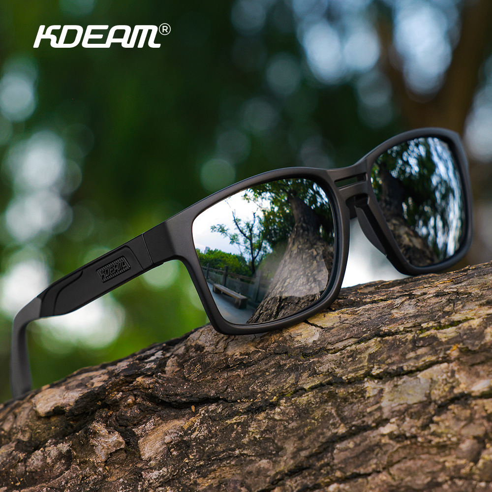 KDEAM Polarisierte Sonnenbrille TR90 Outdoor-Sportbrille UV-Schutz KD0736