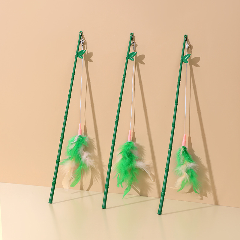 Customizable Plastic Cat Teaser Wand