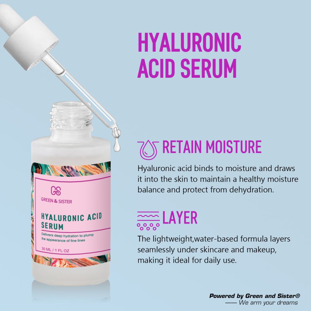 Hyaluronsäure-Serum-Konzentrat, Gesichtspflege und Hautfeuchtigkeit, grenzüberschreitender Außenhandel Hyaluron-Feuchtigkeitsserum 30ml