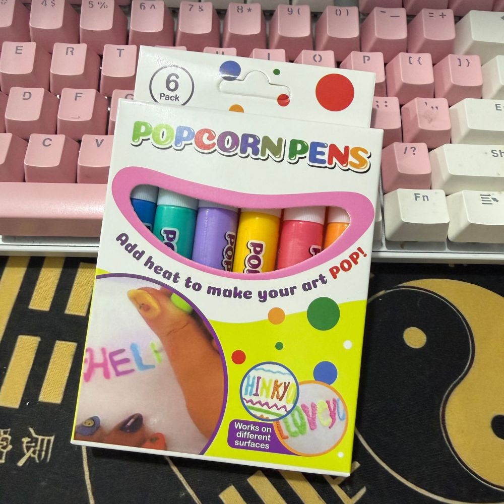 3D-Druck-Blasenstift, Popcorn-Stift für Kinder, DIY-Malen