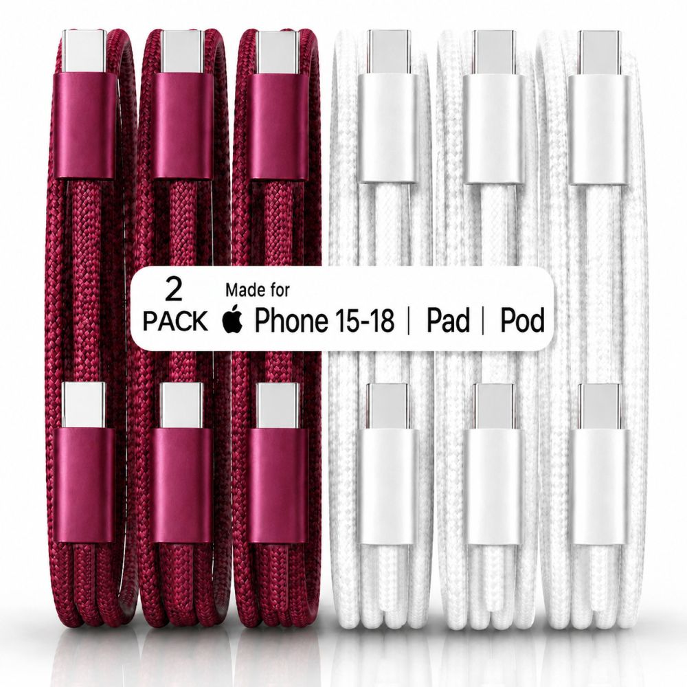 60W Apple Fast Charging Cable, Compatible with iPhone 15/16/17/18
