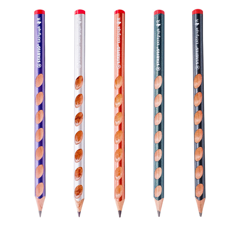 Großhandel Stabilo Bleistift für Kinder und Grundschüler, HB, Korrekturgriff, dick, dreieckig, mit 3 Löchern, Modell 322