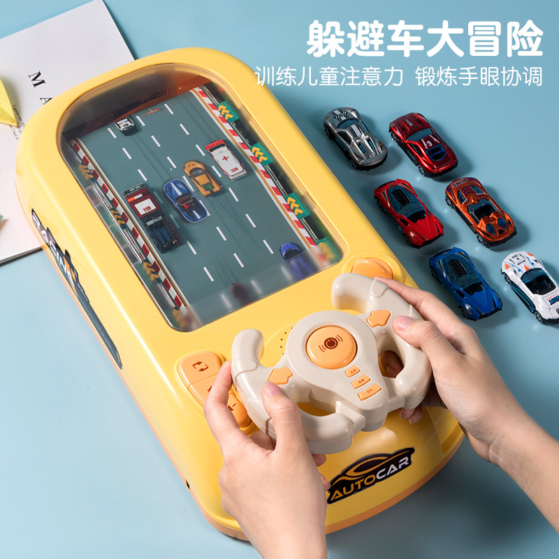 Lernspielzeug Rennwagen und Spielkonsole für Jungen, 3-9 Jahre