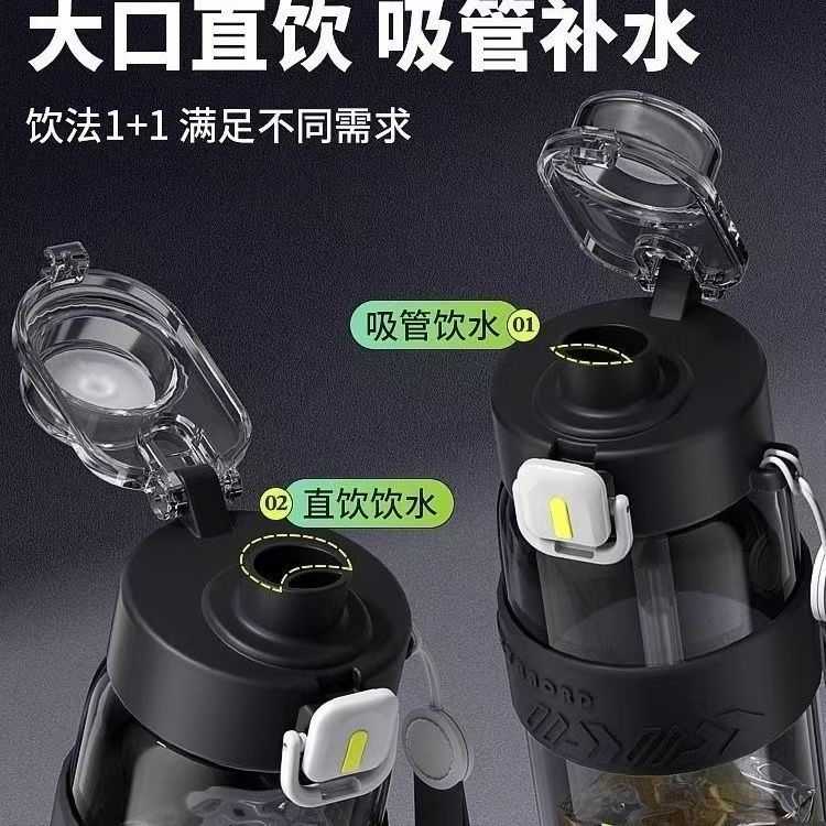 Sports water bottle 2026 new model for boys, summer season, military training, fitness, large capacity, school water bottle for children and students. - 5