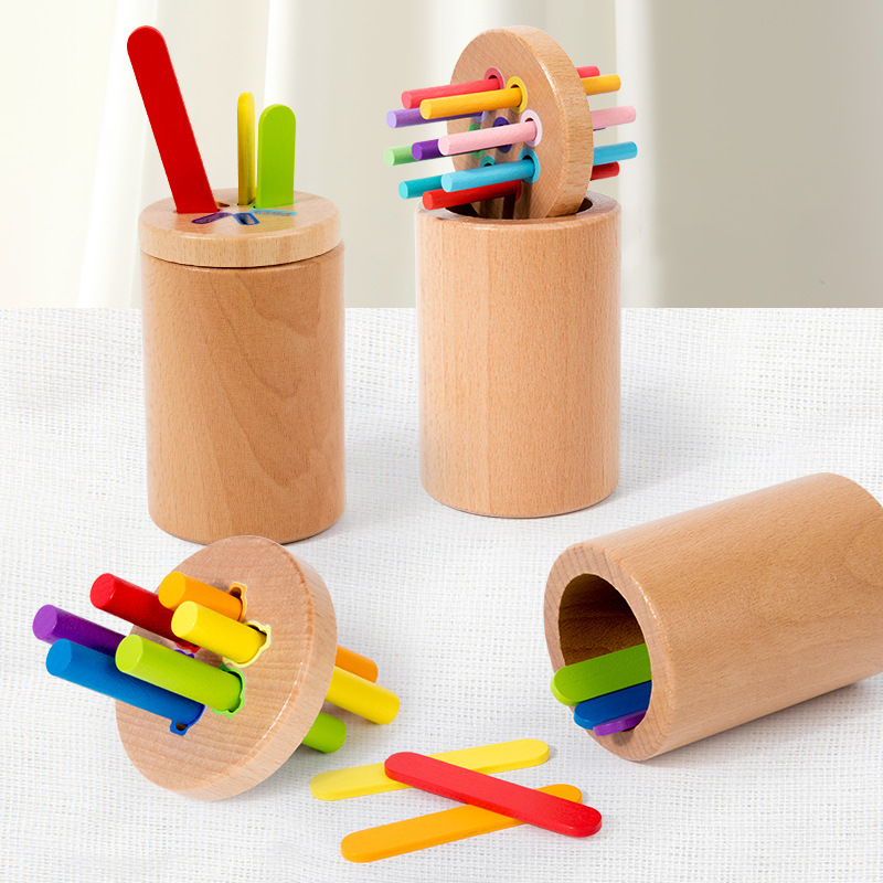 Sınır ötesi ahşap çocuk renk sınıflandırma iki'si bir arada şekil bilişsel eşleştirme anaokulu Montessori öğretim yardımcıları ahşap oyuncaklar
