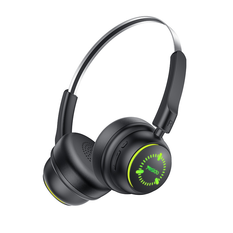 Yesido Over-Ear Children's Bluetooth Headphones LED Colorful Cross-Border Dropshipping Universal Study Gaming Headset