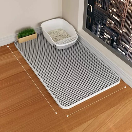 Double-Layer EVA Cat Litter Mat for Cats and Dogs - 1