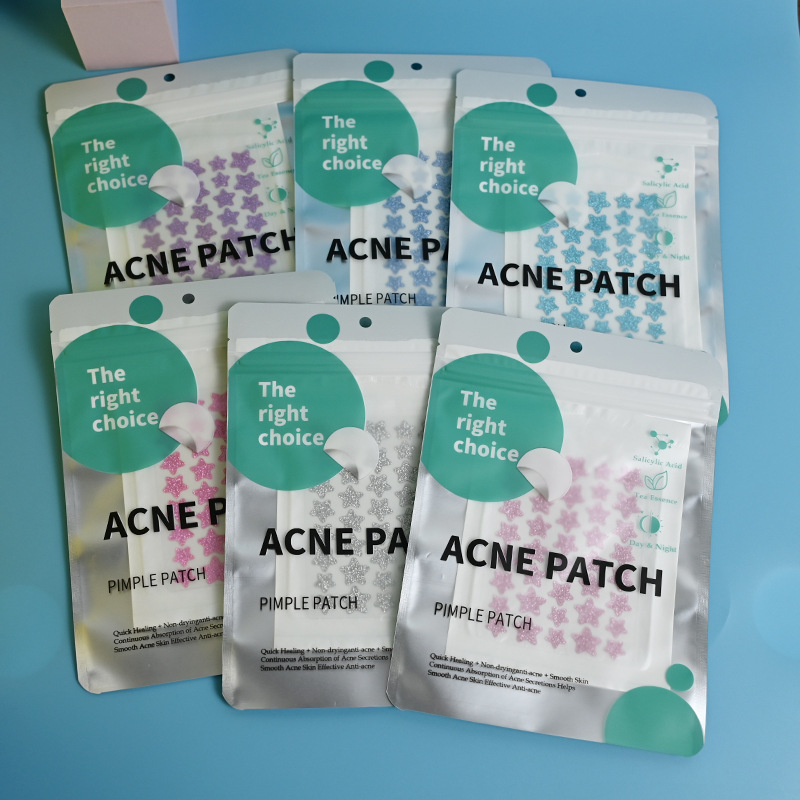 Stern-Akne-Patches 40er Glanz Hydrokolloid Eiter absorbierend