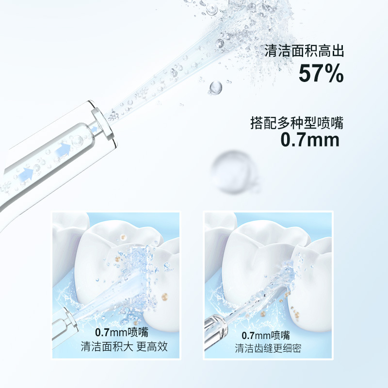 手持冲牙器便携式消毒杀菌一体家用洗牙器成人款跨境专用水牙线