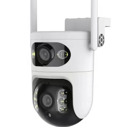 Fabrika Direkti 4MP Çift Objektif Küçük Küre Su Geçirmez Akıllı Kablosuz WIFI HD 1080P Gece Görüşü Ağ Kamerası