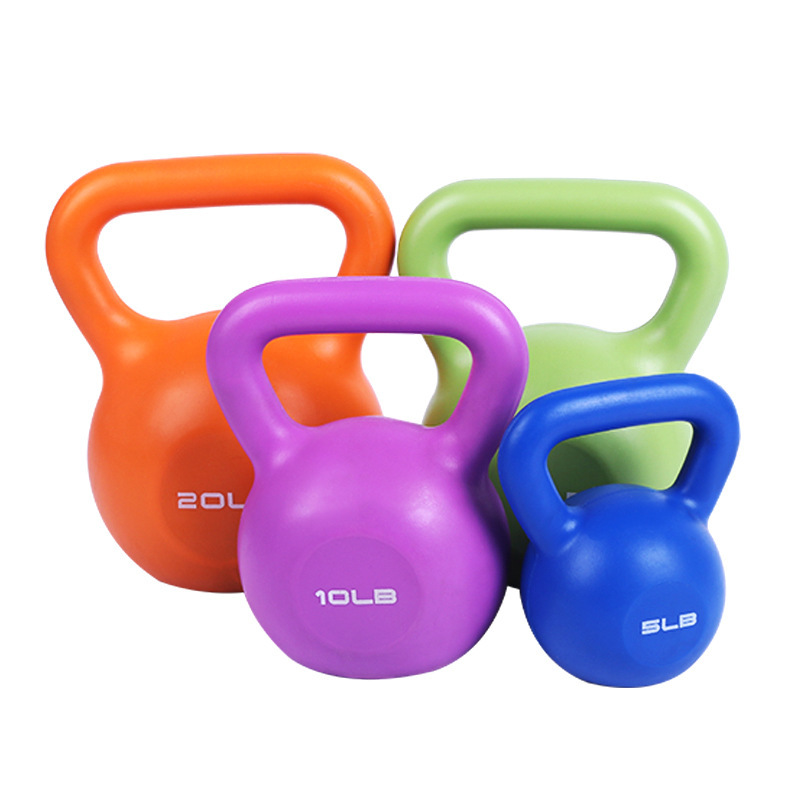 Dropshipping Eco-Friendly PE Kettlebell for Women, Fitness Equipment, Competition Training, Arm and Squat Lift Shaping