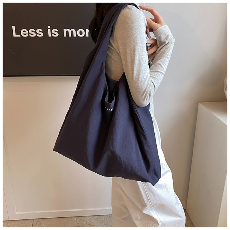 Widelia summer large tote bag quick-drying nylon shopping bag large capacity shoulder bag for women - 3