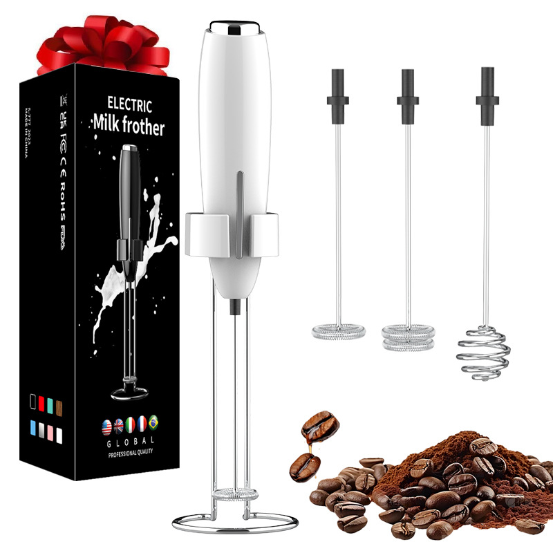Manufacturer direct electric milk frother mini portable coffee milk frother egg beater cross-border Amazon - 12