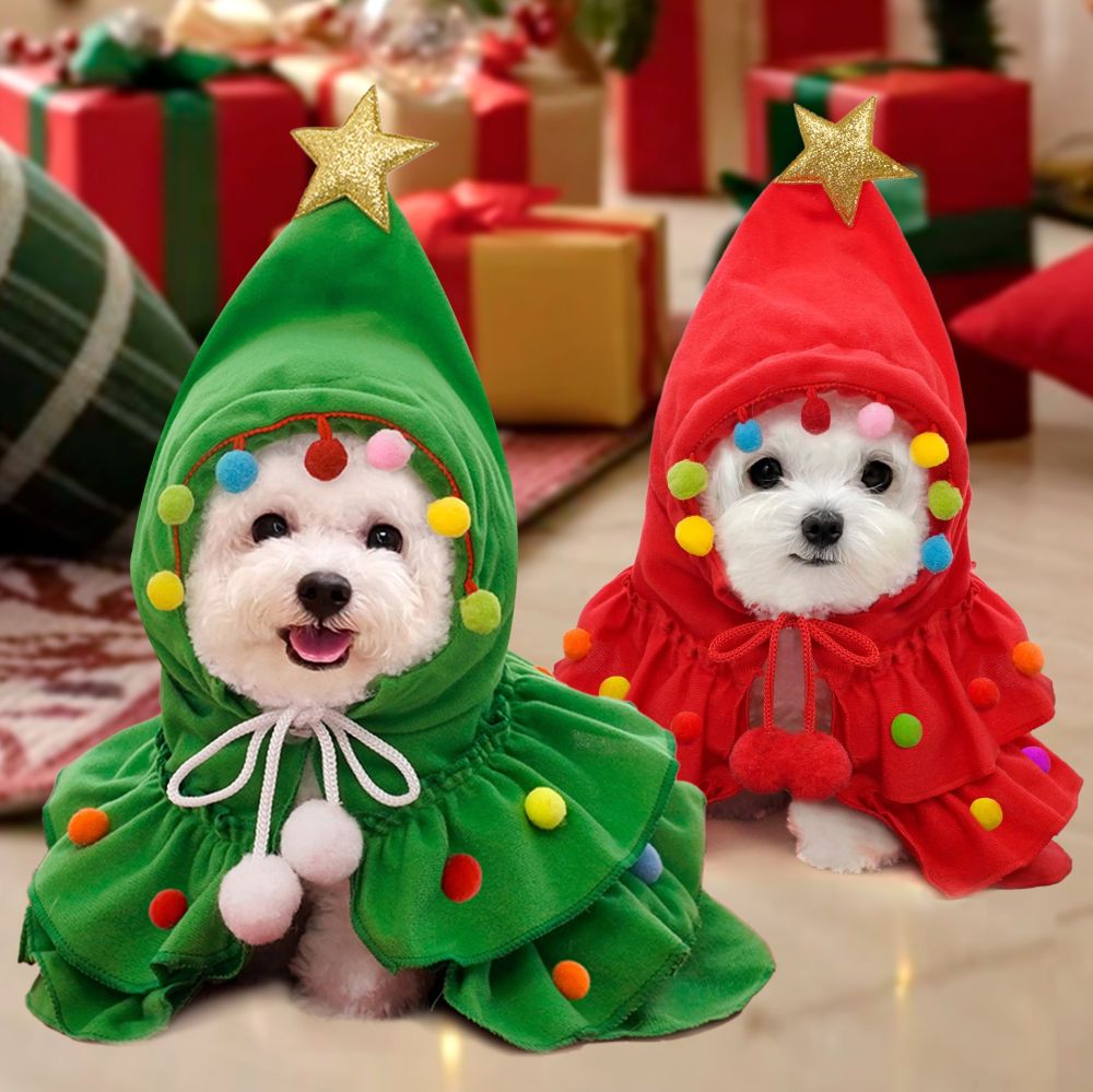 Stokta Sonbahar Kış Noel Evcil Hayvan Kıyafeti Kedi Köpek Kıyafeti Evcil Hayvan Giysisi Köpek Kıyafeti Evcil Hayvan Noel